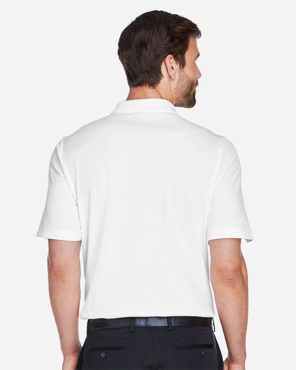 Men's Tall CrownLux PerformanceÂ® Plaited Polo