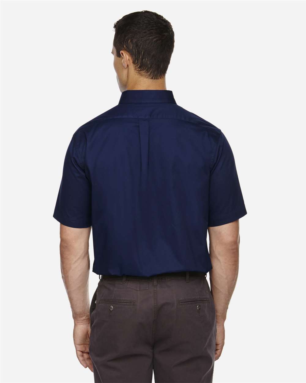 Men's Tall Optimum Short Sleeve Twill Dress Shirt