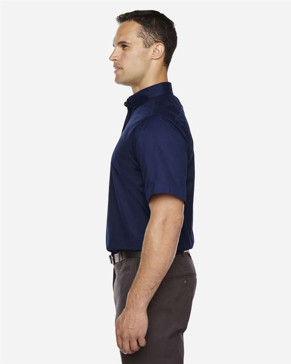Men's Tall Optimum Short Sleeve Twill Dress Shirt