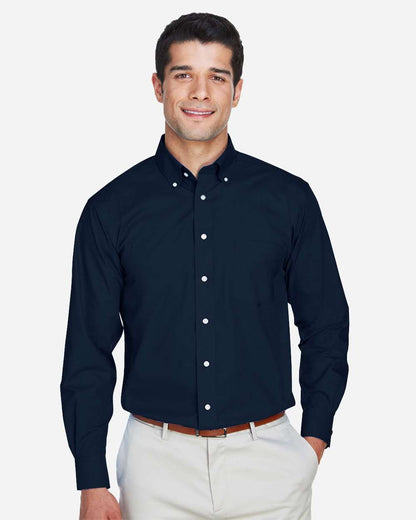 Men's Tall Crown CollectionÂ® Broadcloth Woven Dress Shirt