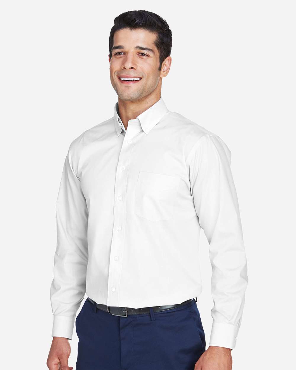 Men's Tall Crown CollectionÂ® Broadcloth Woven Dress Shirt