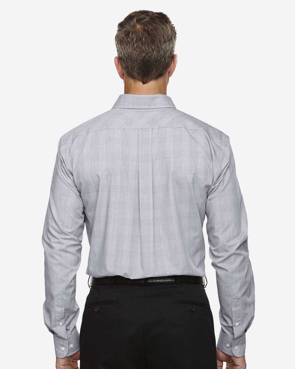 Men's Crown CollectionÂ® Glen Plaid Woven Dress Shirt