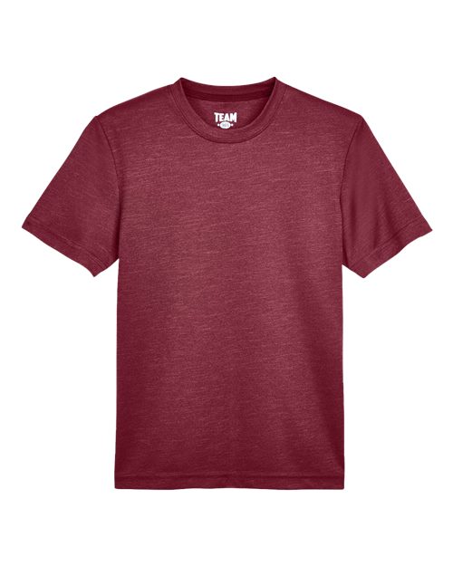 Team 365 Youth Sonic Heather Performance T-Shirt
