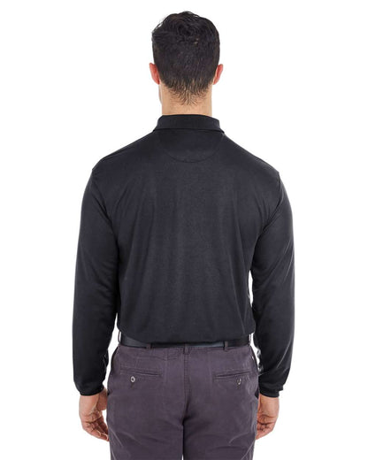 Men's Cool & Dry Long Sleeve MeshÂ PiquÃ© Polo