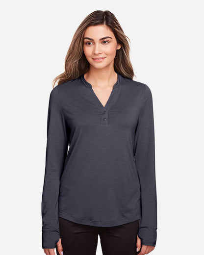Women's JAQ Stretch Performance V-Neck Snap Pullover