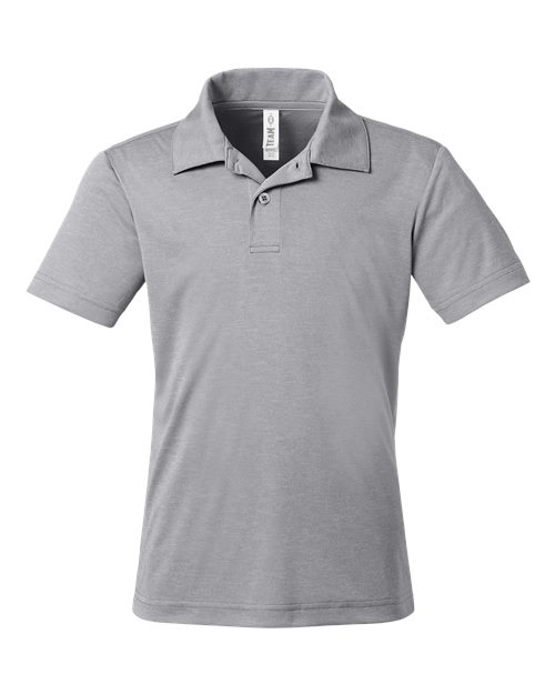 Team 365 Youth Zone Sonic Heather Performance Polo