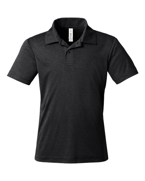 Team 365 Youth Zone Sonic Heather Performance Polo