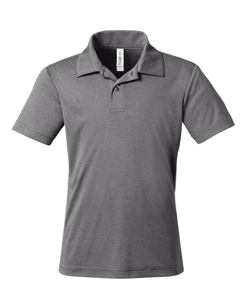 Team 365 Youth Zone Sonic Heather Performance Polo