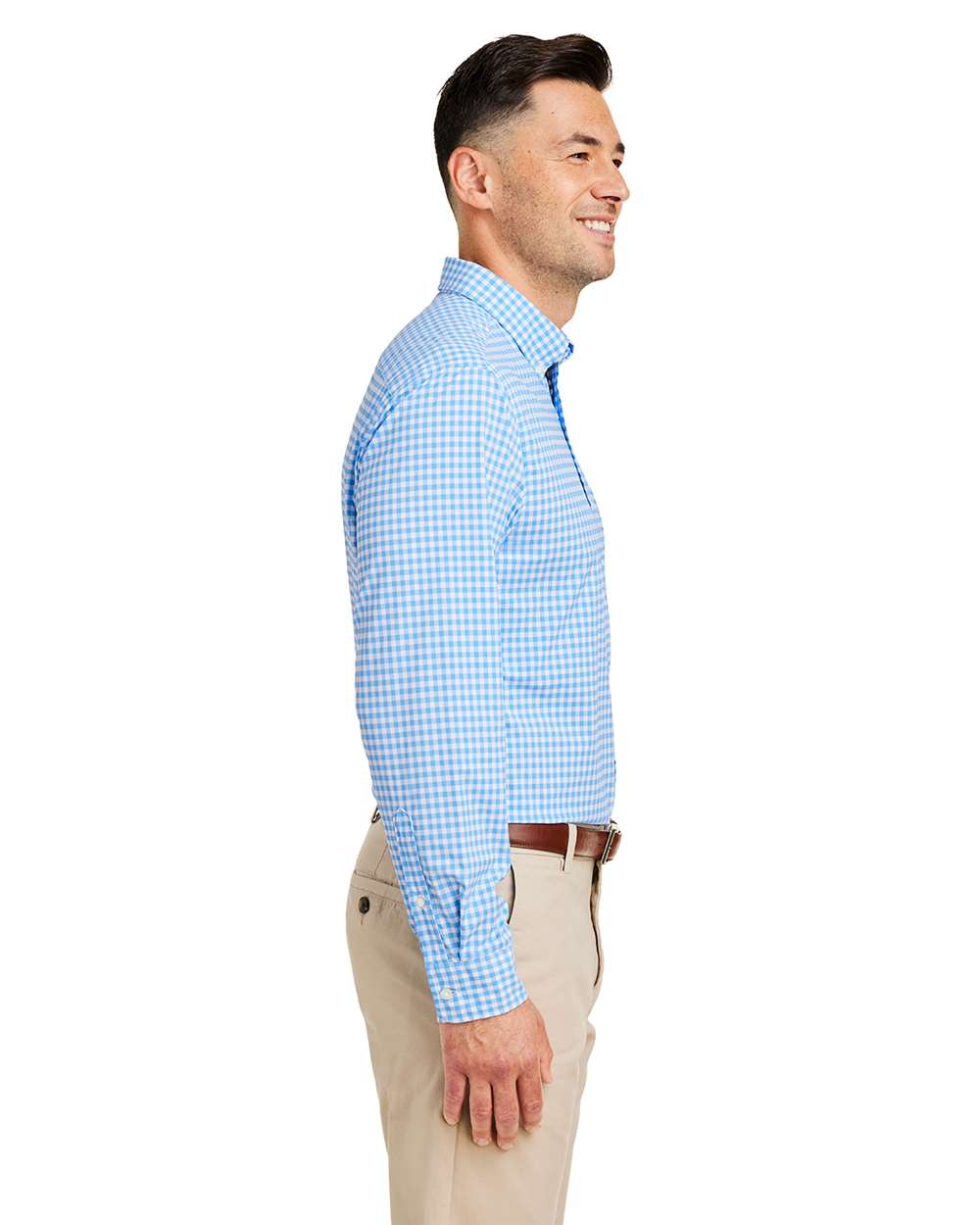 Men's On-The-Go Nylon Gingham Shirt