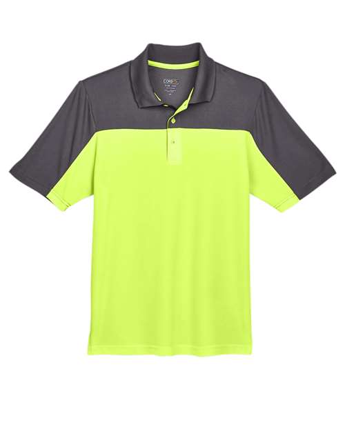 CORE365 Men's Balance Colorblock Performance Piqué Polo