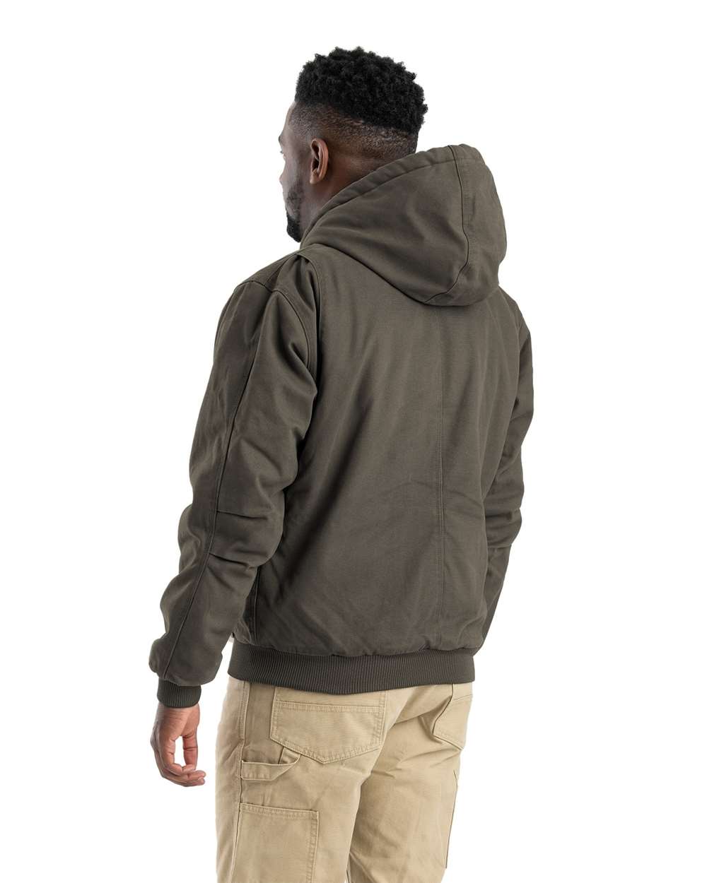 Men's Tall Heartland Washed Cotton Duck Hooded Jacket