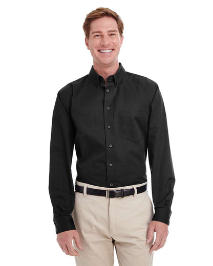 Men's Foundation Cotton Twill Dress Shirt with Teflon