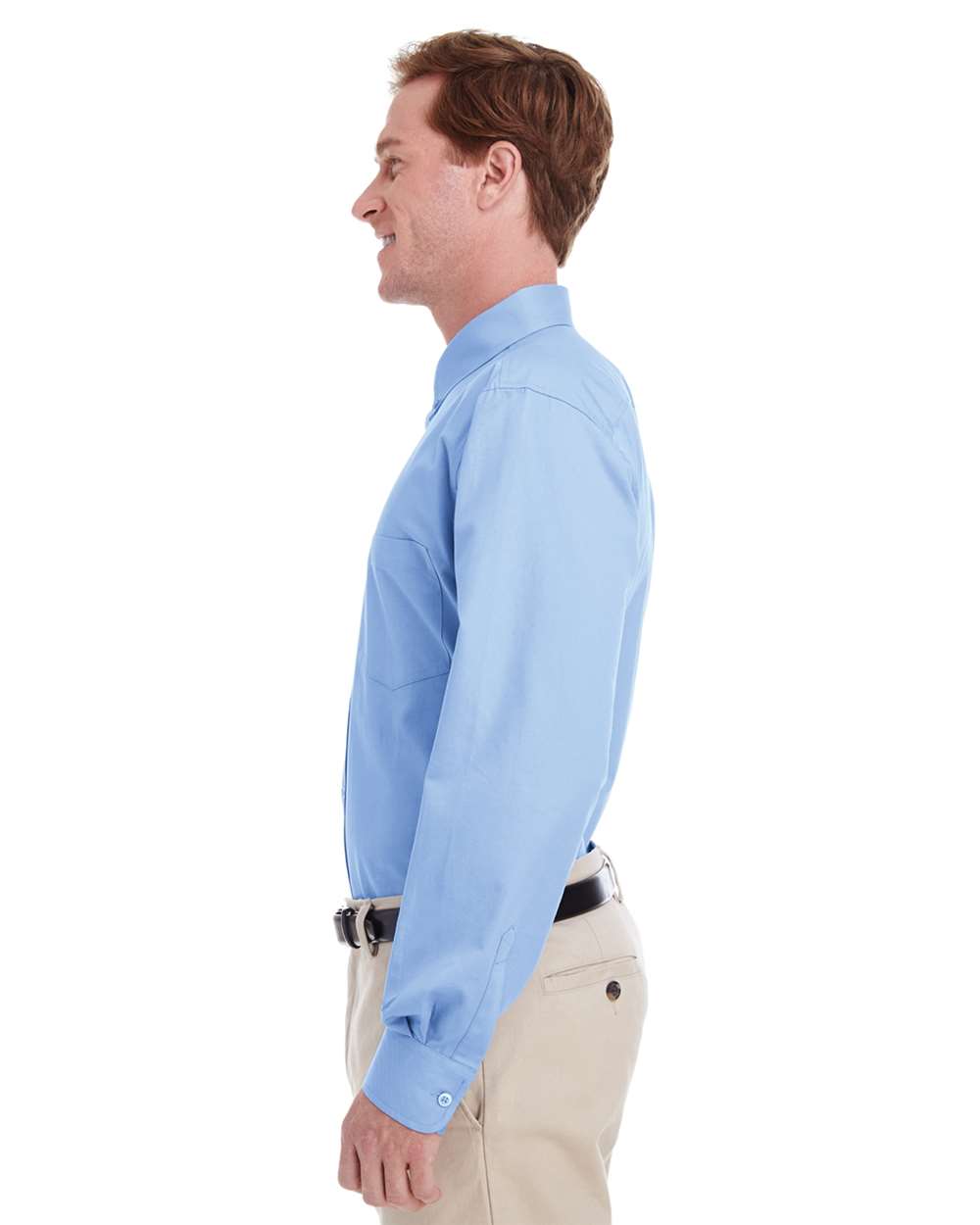 Men's Foundation Cotton Twill Dress Shirt with Teflon