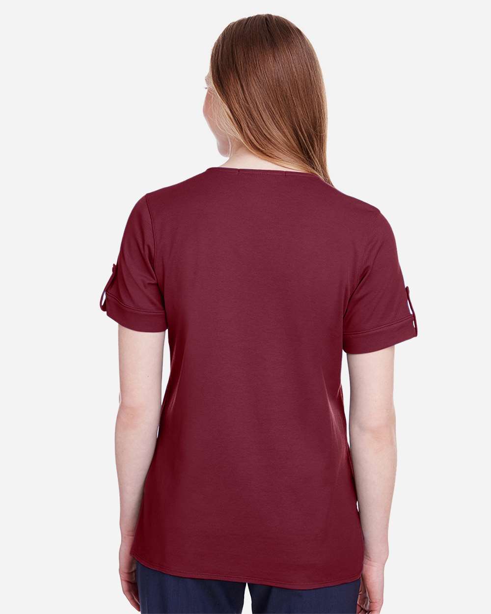 Women's CrownLux PerformanceÃ‚Â® Plaited Rolled Sleeve Shirt