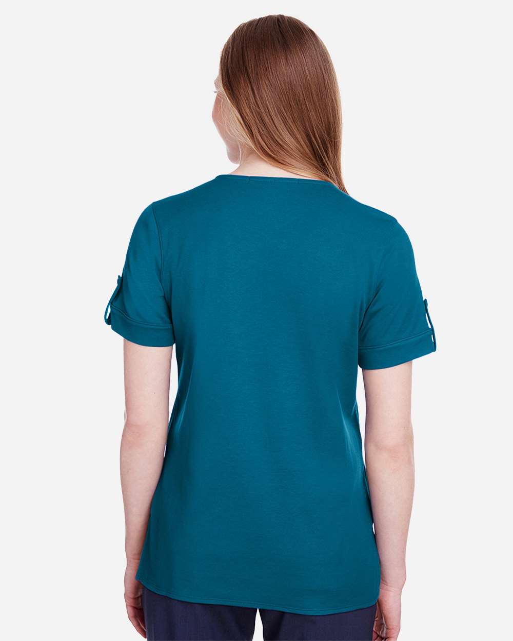 Women's CrownLux PerformanceÃ‚Â® Plaited Rolled Sleeve Shirt