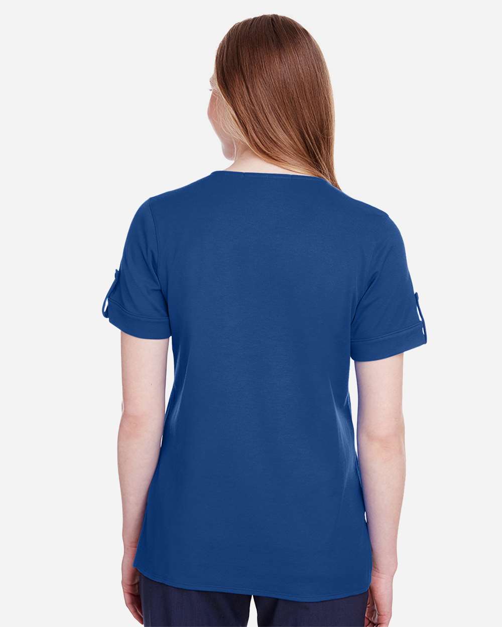 Women's CrownLux PerformanceÃ‚Â® Plaited Rolled Sleeve Shirt