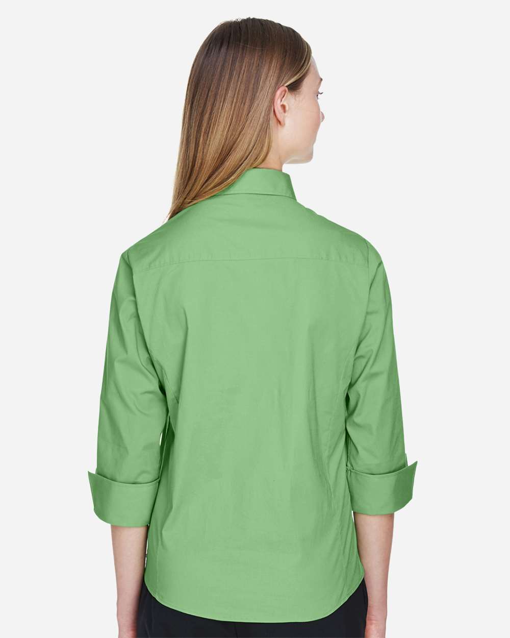 Women's Perfect FitÃ‚â„¢ Three-Quarter Sleeve Stretch Poplin Dress Shirt
