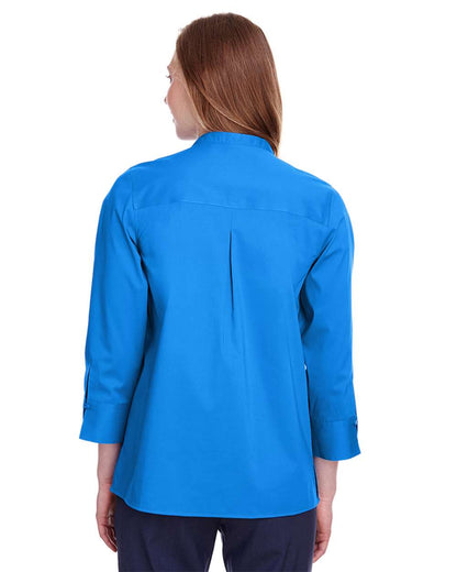 Women's Crown CollectionÃ‚Â® Stretch Broadcloth Three-Quarter Sleeve Blouse