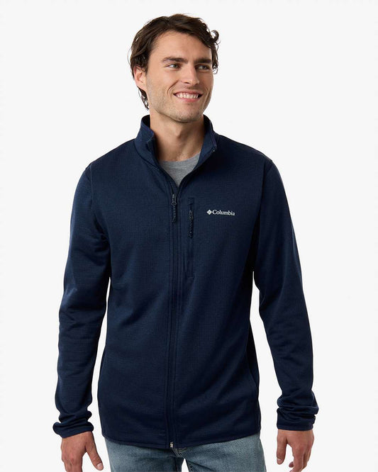 Men's Essential HikeÂ™ Grid Fleece Full-Zip