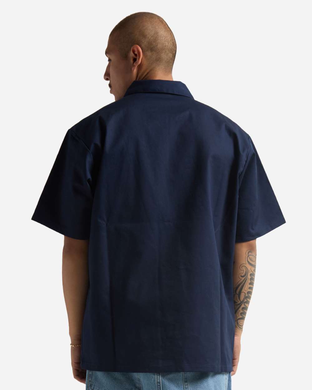 Men's Work Heavyweight Quarter-Zip Short Sleeve Shirt