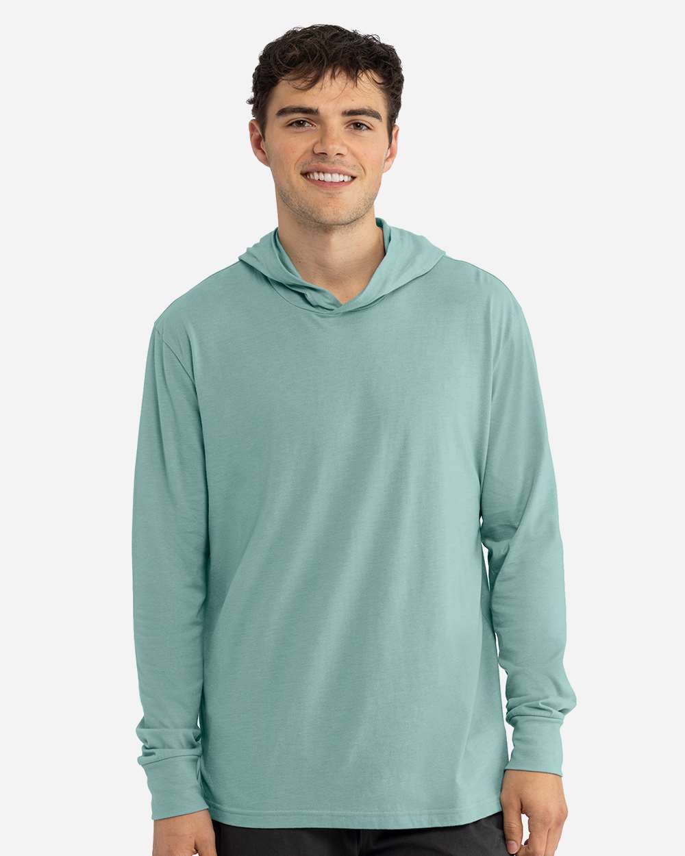 Unisex CVC Hoodie Long Sleeve T-Shirt