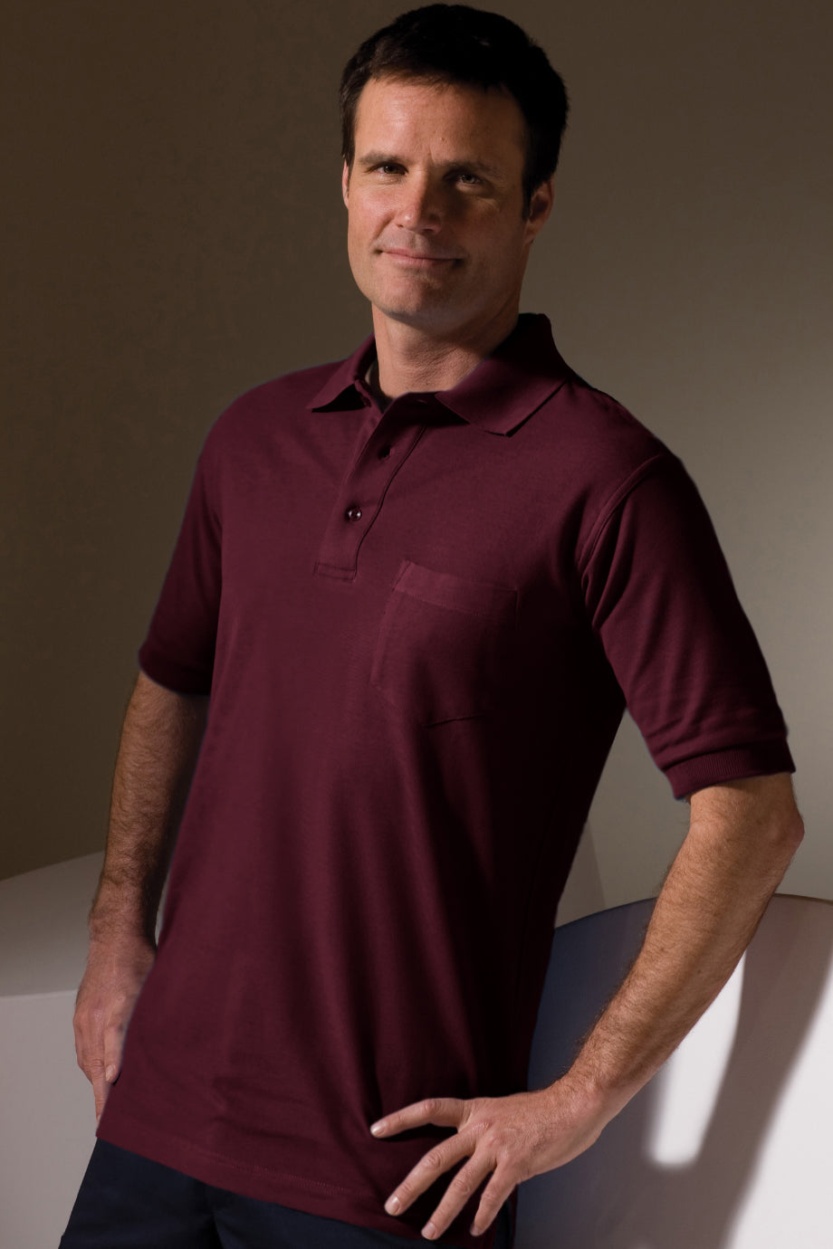 SOFT TOUCH PIQUE POLO WITH POCKET