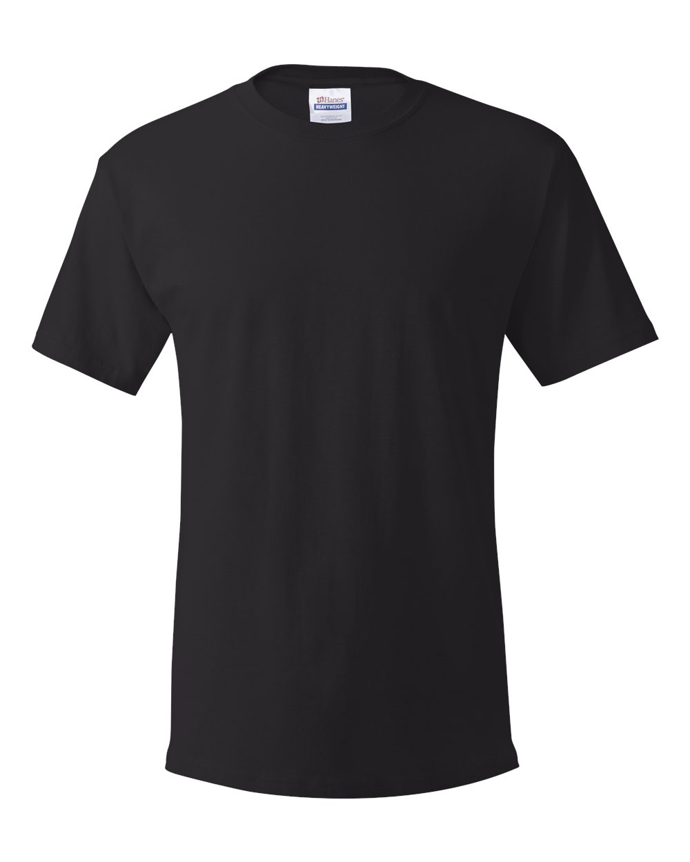 Hanes Men's ComfortSoft Short Sleeve T-Shirt , Black, Large