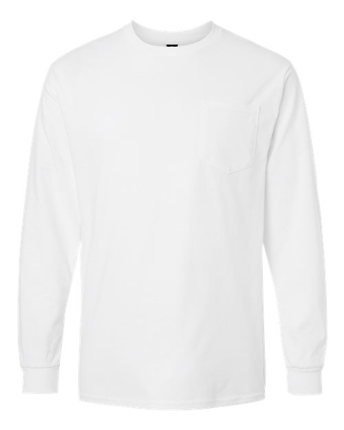 Gildan Unisex Ultra Cotton® Long Sleeve Pocket T-Shirt