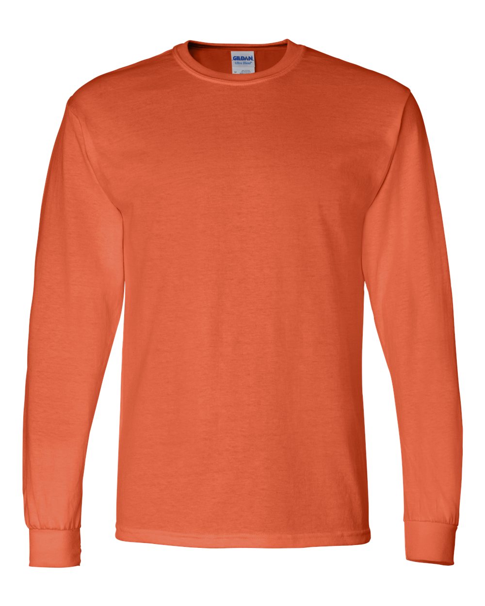 Gildan DryBlend 5.6 oz., 50/50 Long-Sleeve T-Shirt (G840)- ORANGE,XL