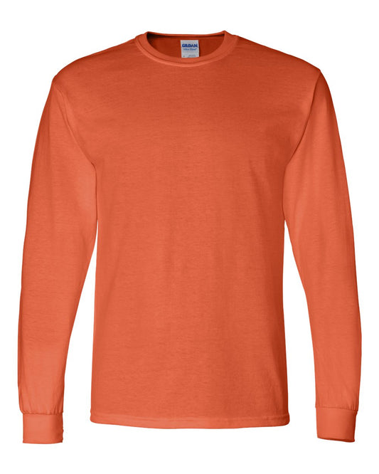 Gildan DryBlend 5.6 oz., 50/50 Long-Sleeve T-Shirt (G840)- ORANGE,XL