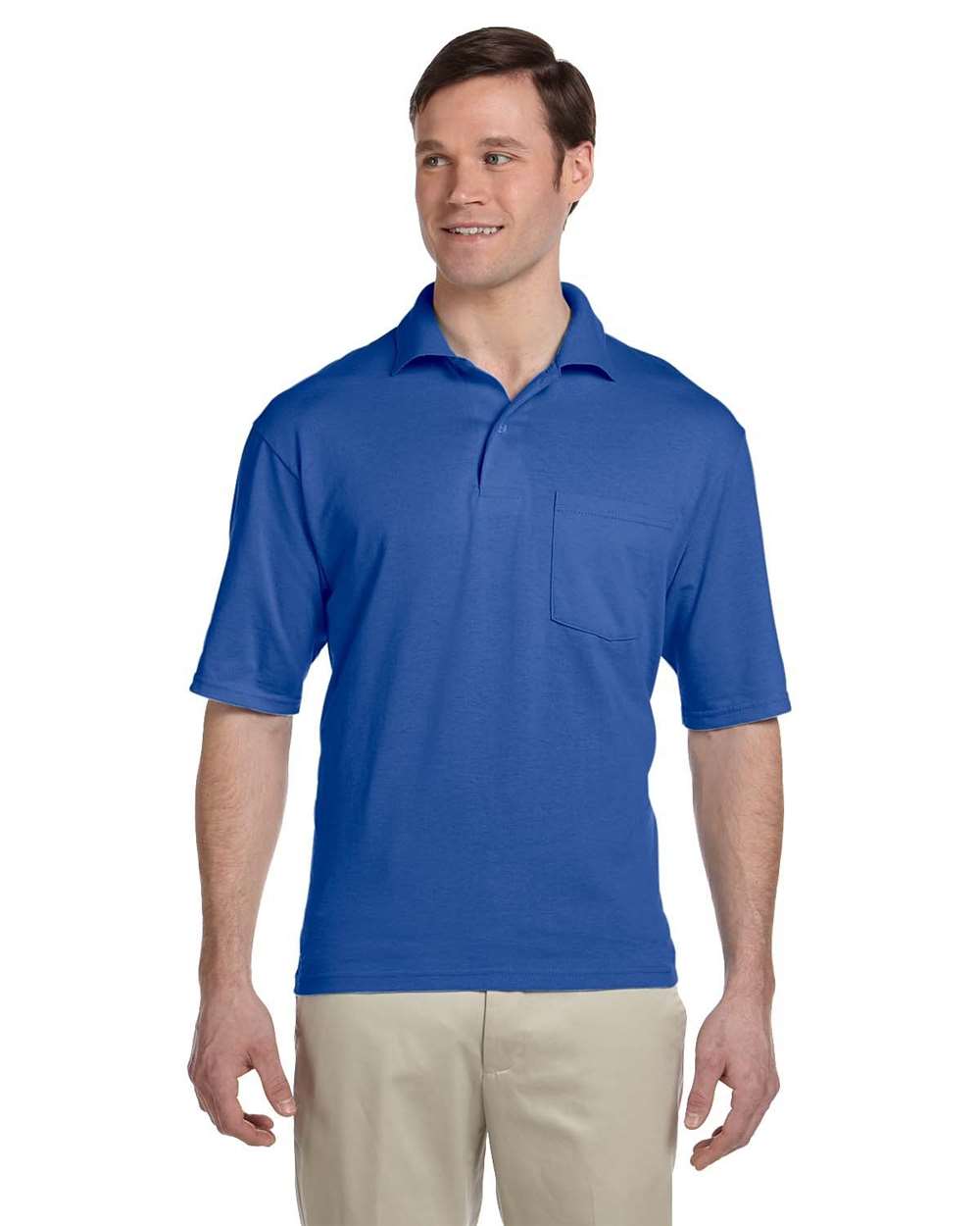 Men's SpotShieldÂ® 50/50 Polo with Pocket