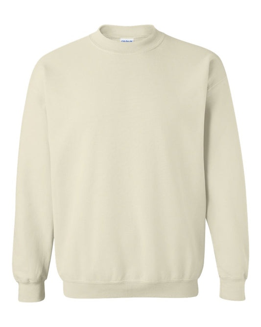 Fashion Gildan 18000 Adult Sweatshirt Sand Large