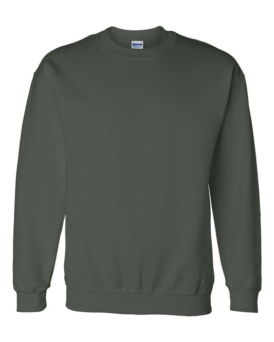 Gildan Adult DryBlend® Adult 9 oz., 50/50 Fleece Crew M FOREST GREEN