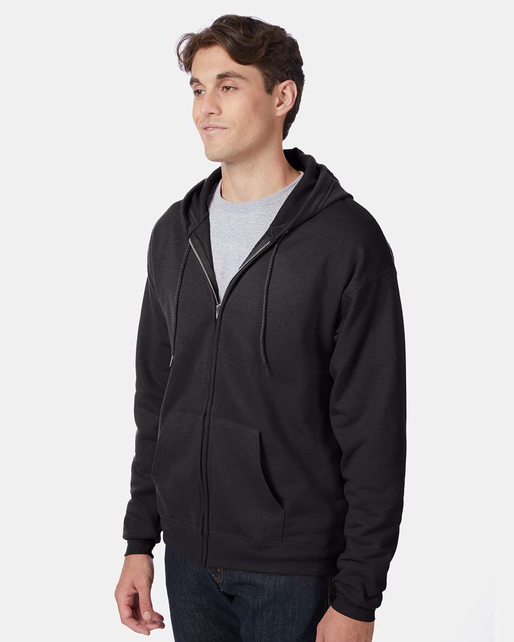 Unisex EcoSmartÃ‚Â® Full-Zip Hooded Sweatshirt