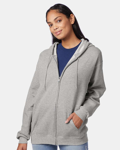 Unisex EcoSmartÃ‚Â® Full-Zip Hooded Sweatshirt
