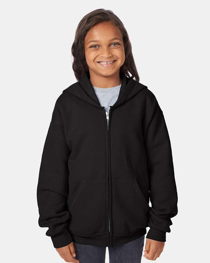 Youth EcoSmartÃ‚Â® Full-Zip Hooded Sweatshirt