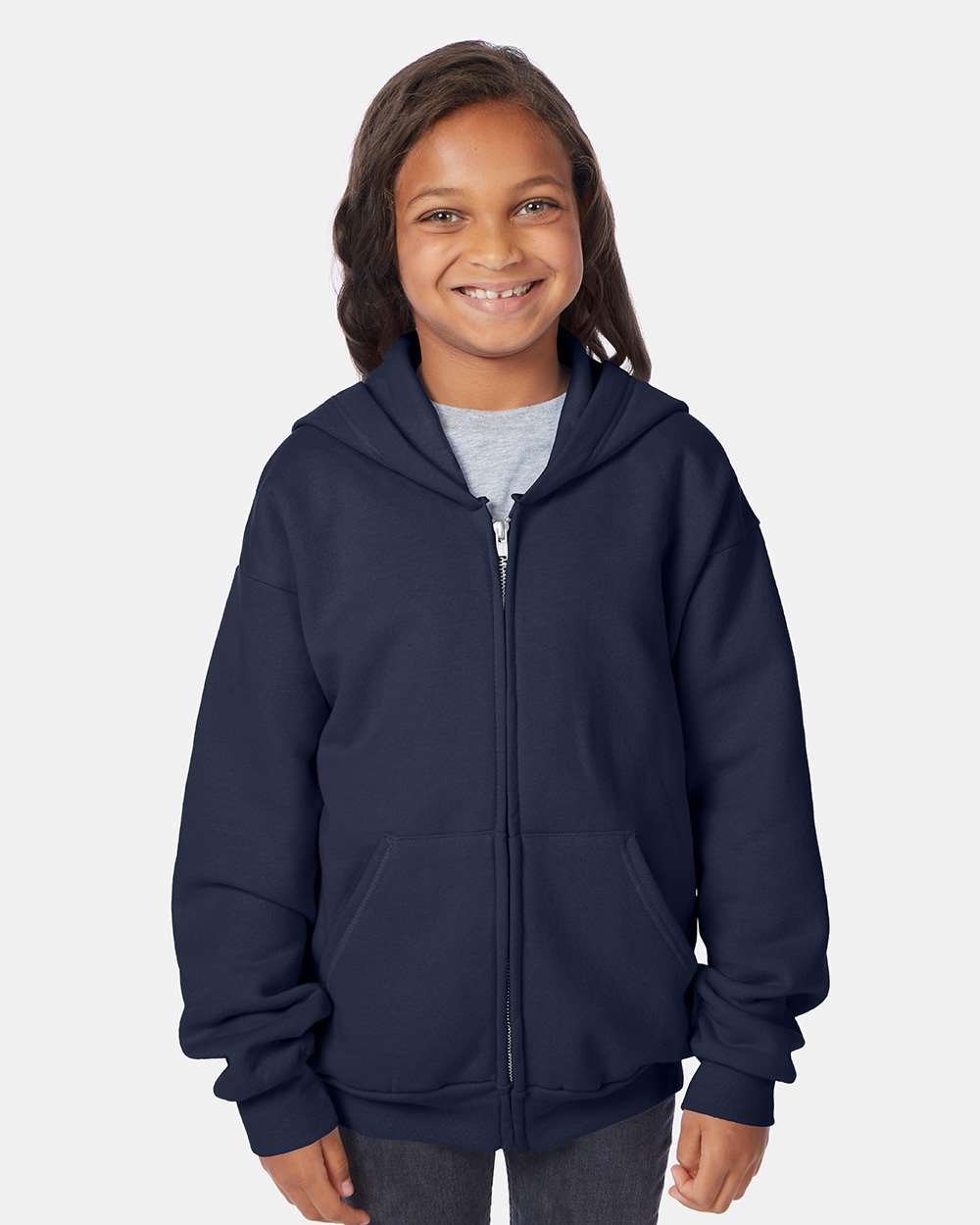 Youth EcoSmartÃ‚Â® Full-Zip Hooded Sweatshirt