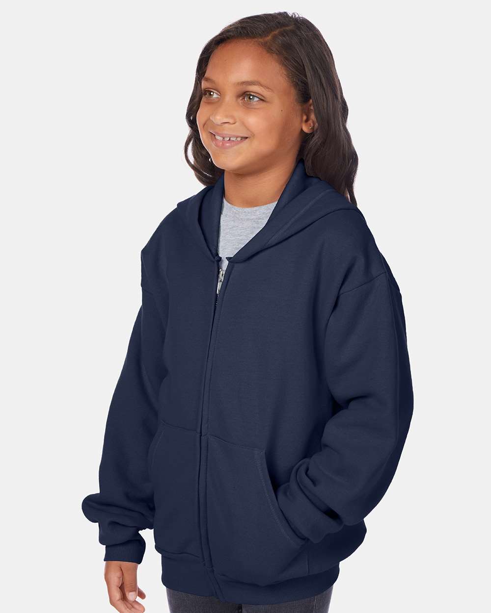 Youth EcoSmartÃ‚Â® Full-Zip Hooded Sweatshirt