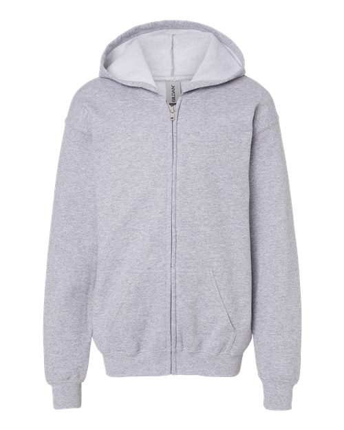 Gildan Youth Heavy Blend™ Full-Zip Hooded Sweatshirt