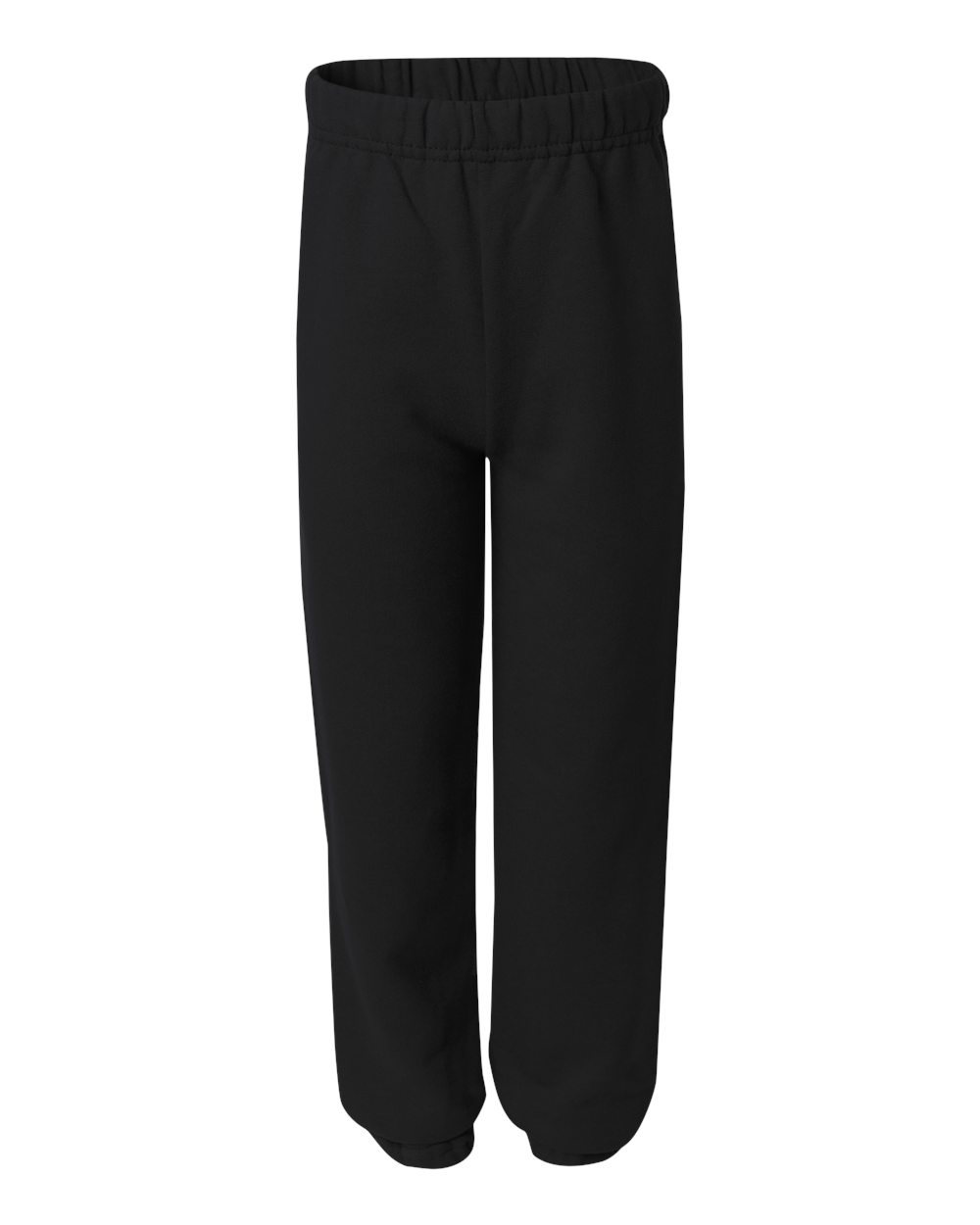 JERZEES Youth Nublend Fleece Sweatpants without Pockets, Covered Elastic Waistband, Cotton Blend, Sizes S-XL