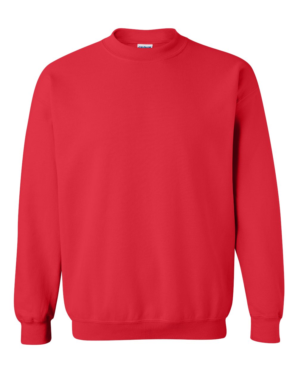 Gildan Men's Crew Neck Cotton T Shirt, Large, Red