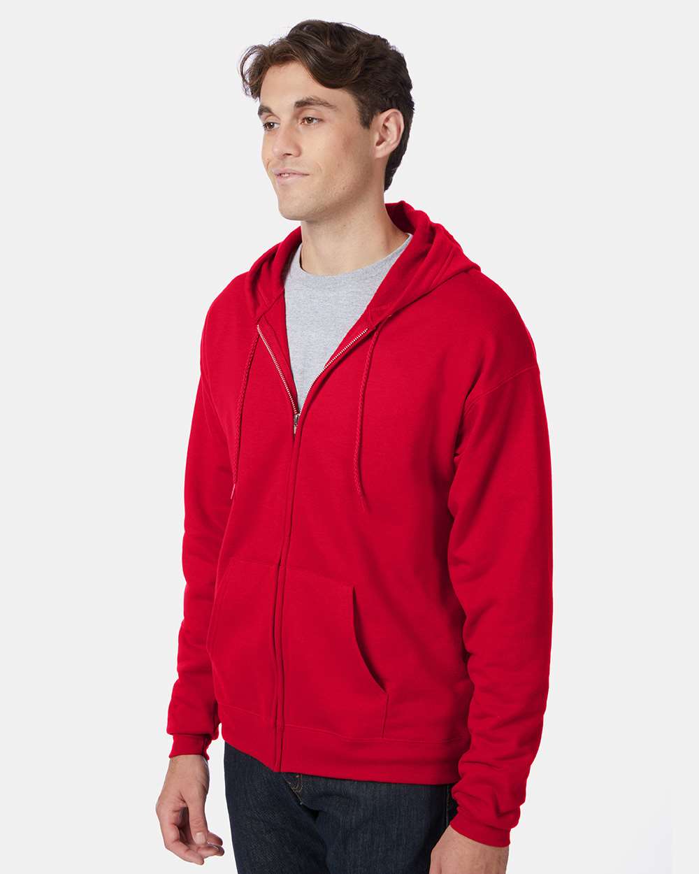 Unisex EcoSmartÃ‚Â® Full-Zip Hooded Sweatshirt