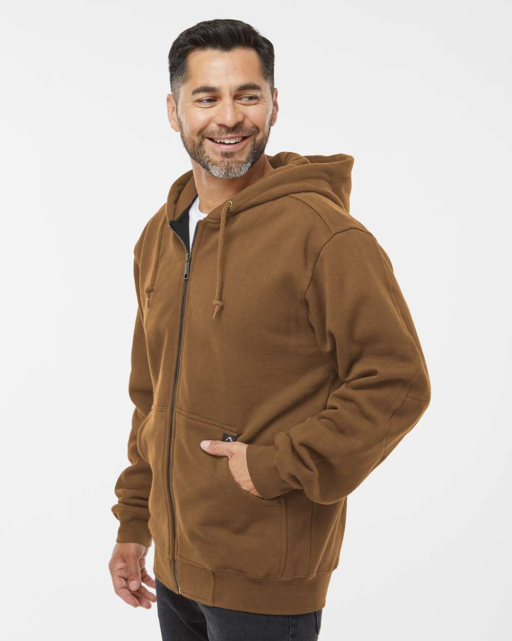 Men's Crossfire Heavyweight Power Fleece Hooded Jacket with Thermal Lining