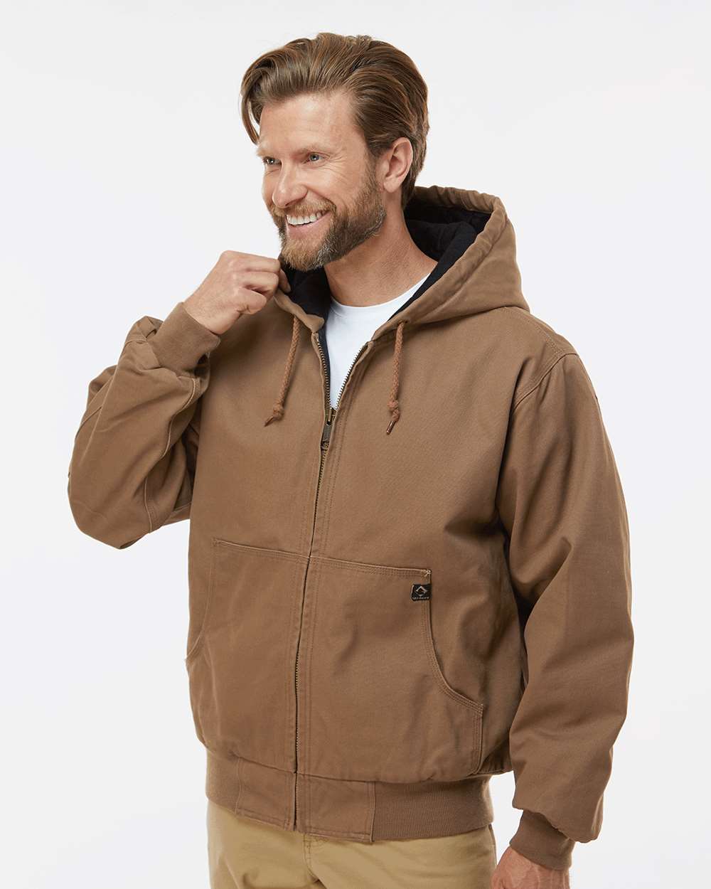 Men's Tall Cheyenne Boulder ClothÂ™ Hooded Jacket with Tricot Quilt Lining