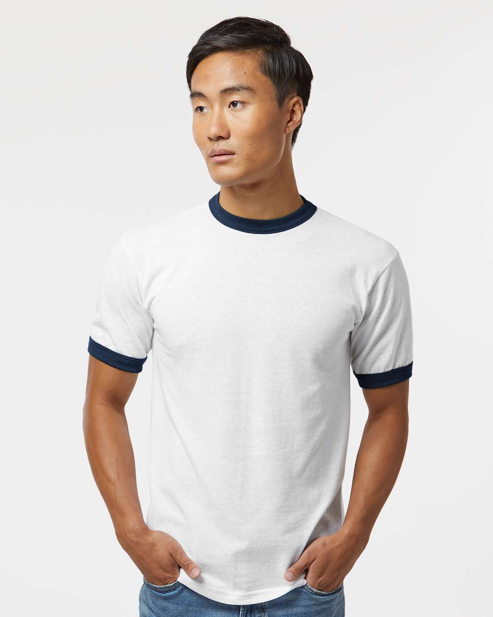 Unisex 50/50 Ringer T-Shirt