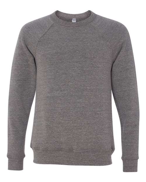 BELLA + CANVAS Unisex Sponge Fleece Raglan Crewneck Sweatshirt
