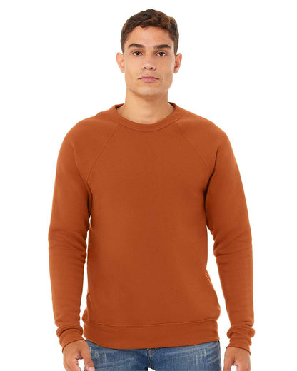 Unisex Sponge Fleece Raglan Crewneck Sweatshirt
