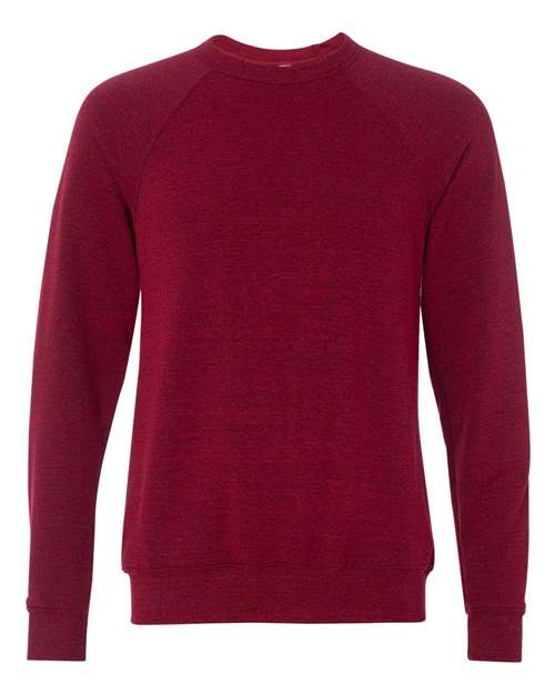 BELLA + CANVAS Unisex Sponge Fleece Raglan Crewneck Sweatshirt