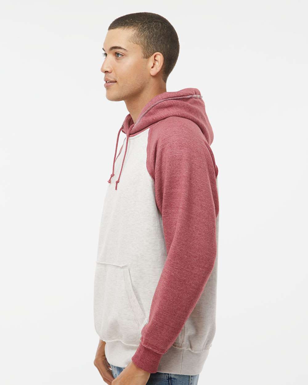 Men's Vintage Heather Hooded Sweatshirt