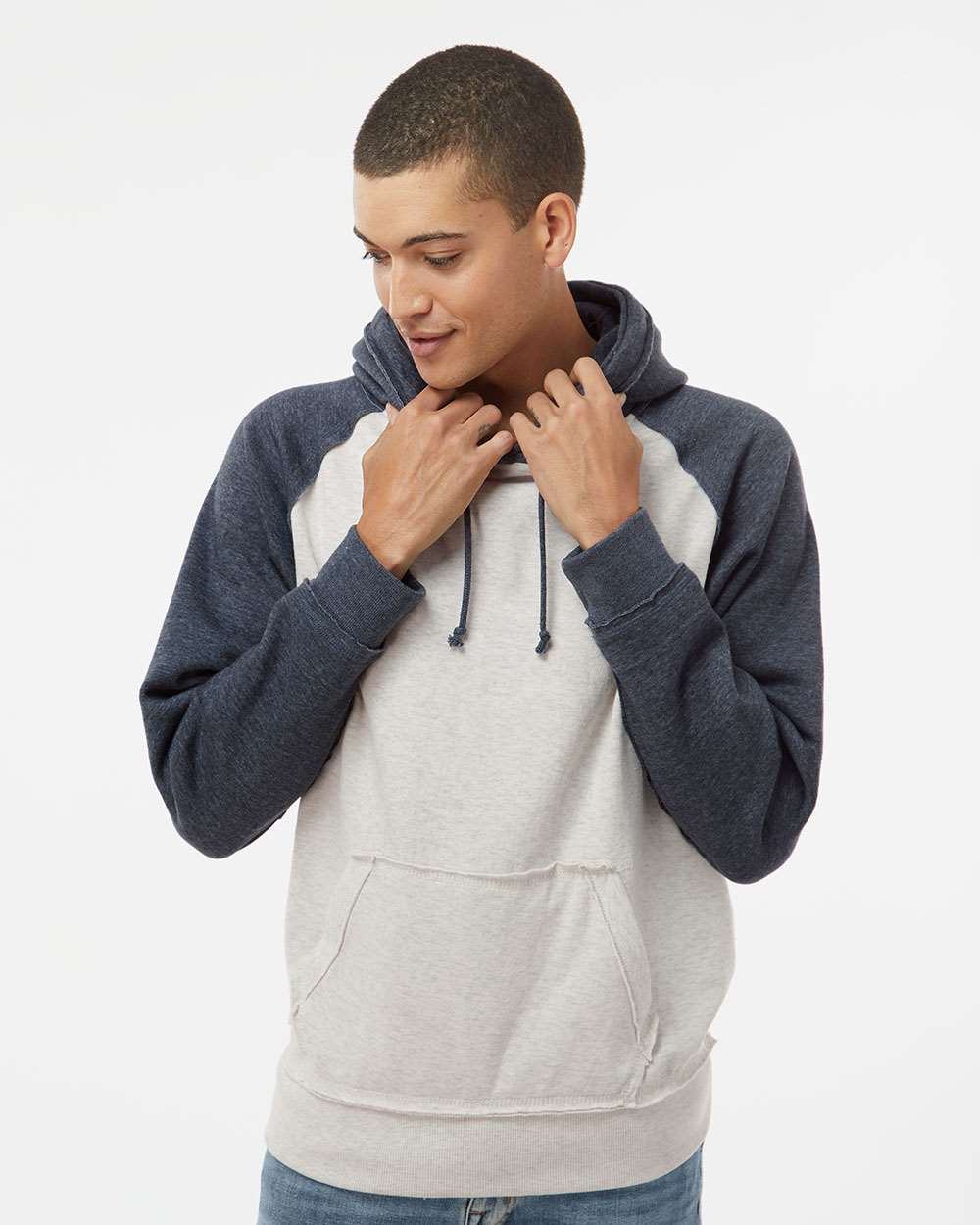 Men's Vintage Heather Hooded Sweatshirt